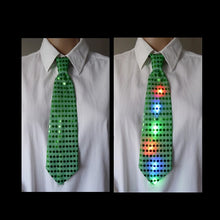 Laden Sie das Bild in den Galerie-Viewer, 1 LED Krawatte (Farbauswahl)