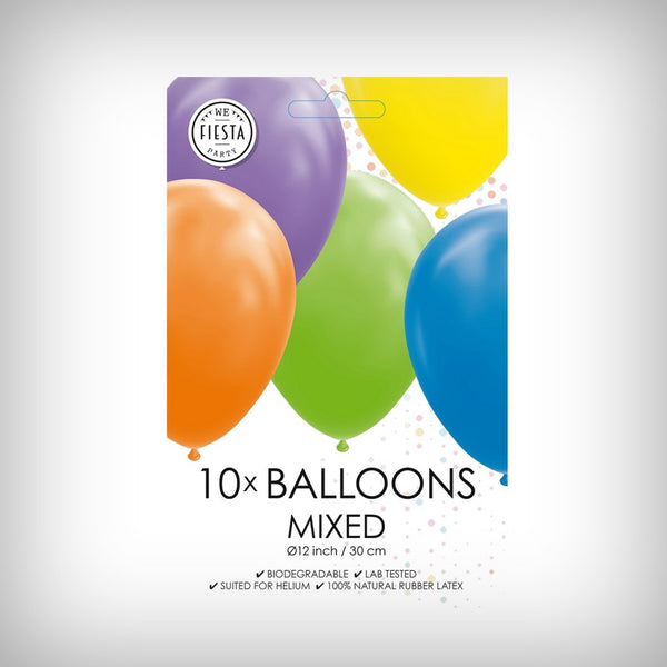 10 Lufballons Farb-Mix 30 cm