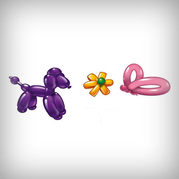 20 Modellier-Ballons + Pumpe