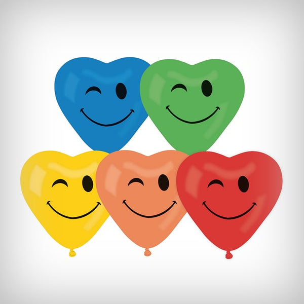 5 Herzballons 
