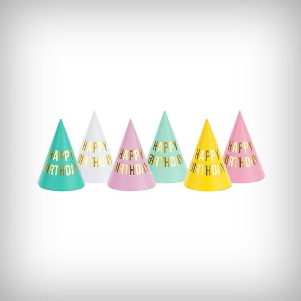 6 Party-Hütchen 