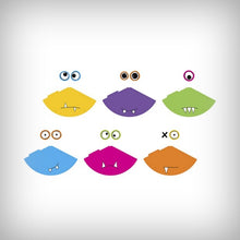Laden Sie das Bild in den Galerie-Viewer, 6 Party-Hütchen &quot;Monsters&quot;
