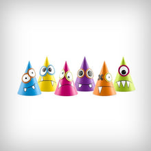 Laden Sie das Bild in den Galerie-Viewer, 6 Party-Hütchen &quot;Monsters&quot;
