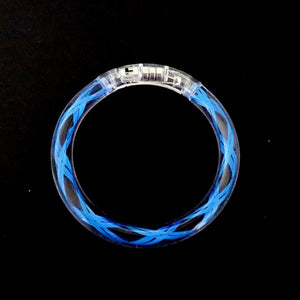 1 LED Armreif "Twisted Style" (Farbauswahl)