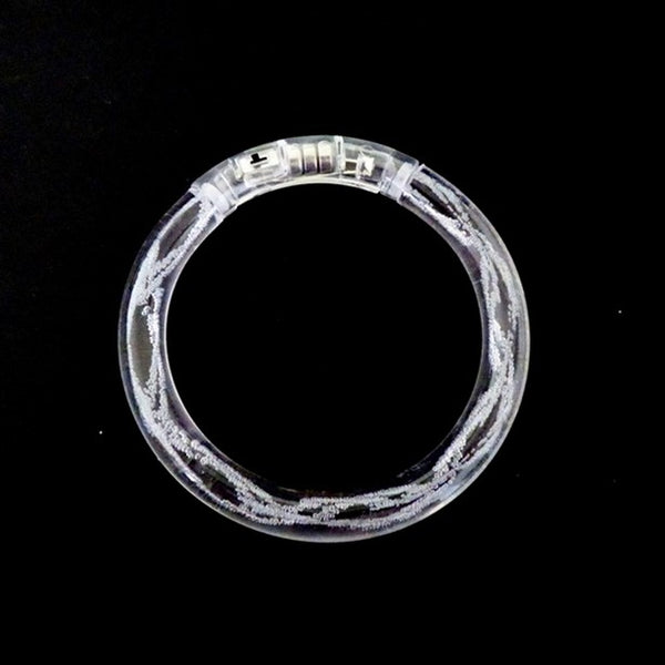 1 LED Armreif "Twisted Style" (Farbauswahl)