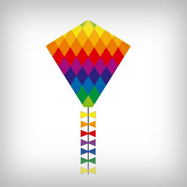 1 Drachen Rainbow Patchwork 50 cm