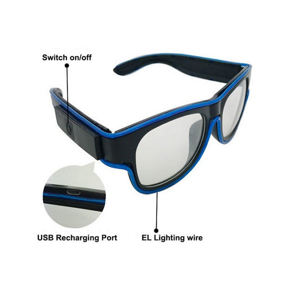 1 EL Sonnenbrille NEON-GRÜN ohne Kabel