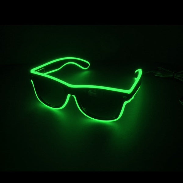 1 EL Sonnenbrille NEON-GRÜN ohne Kabel