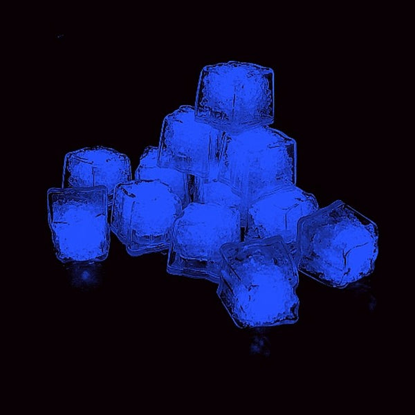 1 LED Eiswürfel BLAU
