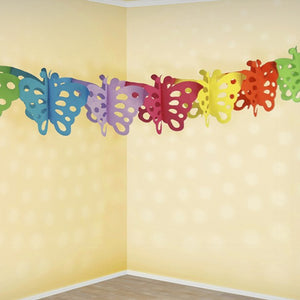 1 Schmetterlings-Girlande 3 m - 20x10,5 cm
