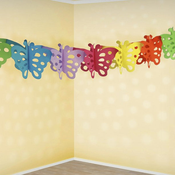 1 Schmetterlings-Girlande 3 m - 20x10,5 cm