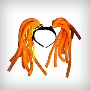 1 LED Haarreif mit Rastazöpfen (Farbauswahl)