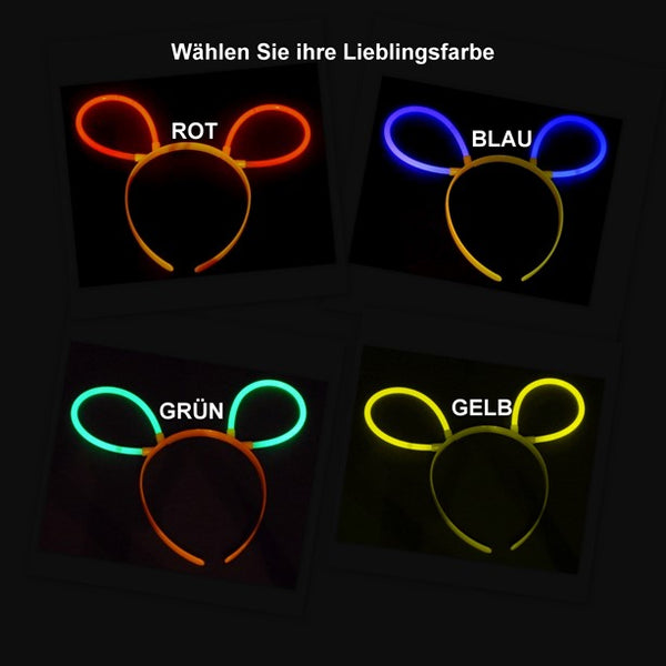 1 Knicklicht-Haarreif (Farbauswahl)