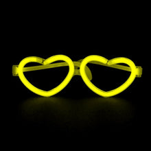 Laden Sie das Bild in den Galerie-Viewer, 1 Knicklicht-Herzbrille (Farbauswahl)
