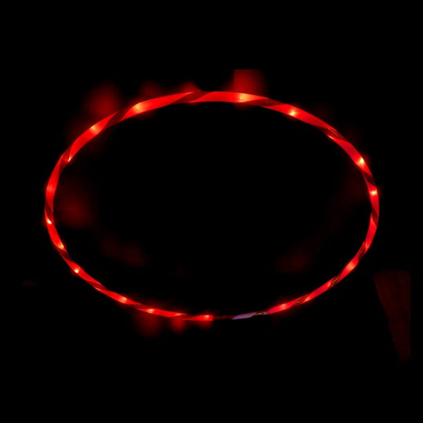 1 LED Hula Hopp Reifen ROT
