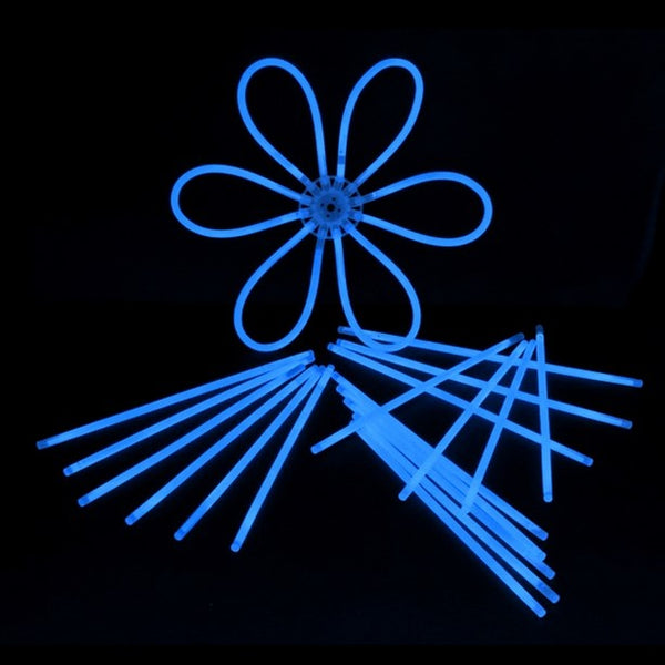 100 Arm-Knicklichter 200 x 5 mm in BLAU