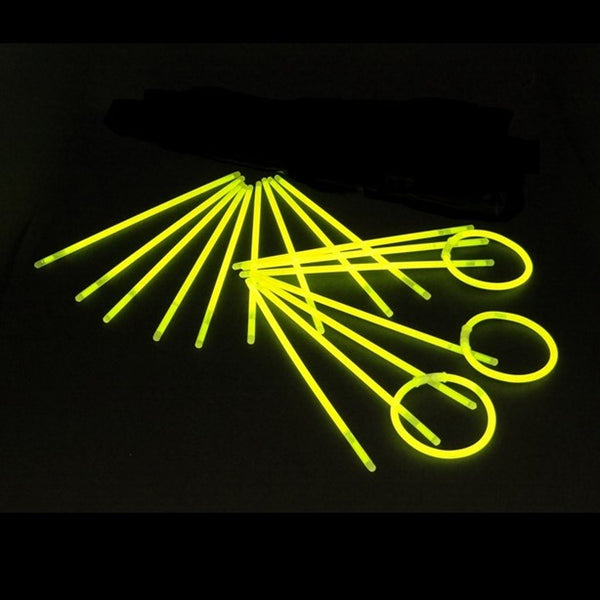 100 Arm-Knicklichter 200 x 5 mm in GELB
