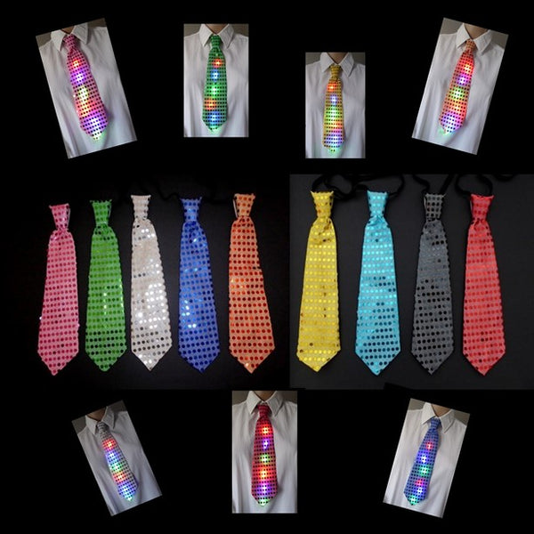1 LED Krawatte (Farbauswahl)