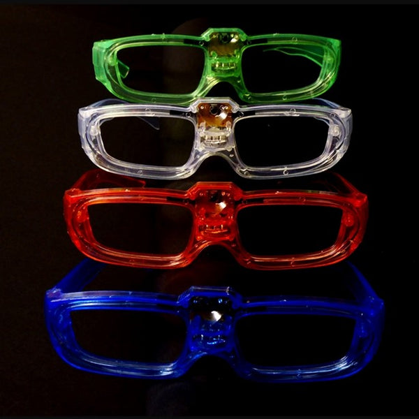 1 LED Brille in 4 verschiedenen Farben