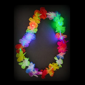 1 LED Hawaiikette multicolor
