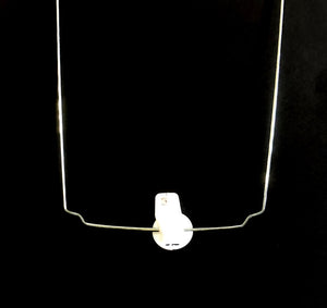 1 LED Lampion WEISS 35 cm