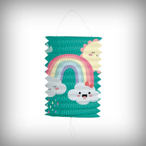 1 Laterne "Rainbows" 16 cm