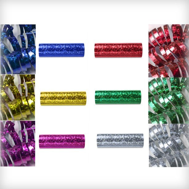 1 Rolle Luftschlangen Holographic (Farbauswahl)