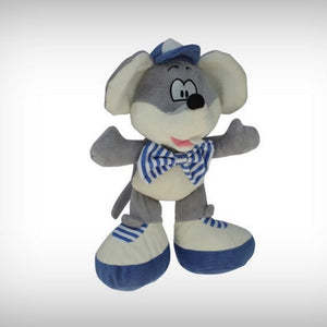 Plüsch Maus mit Cap "Mike" 38 cm