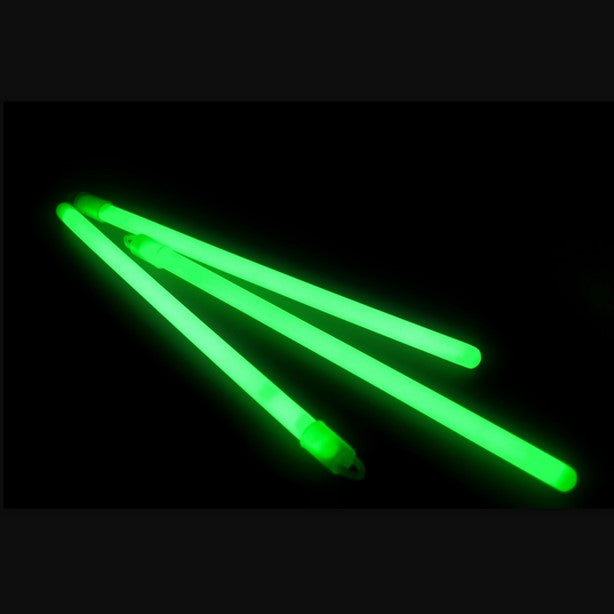 25 Mega Knicklichter 250 x 10 mm in GRÜN - BULK