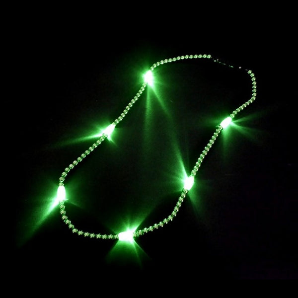 1 Perlenkette mit LEDs in GRÜN