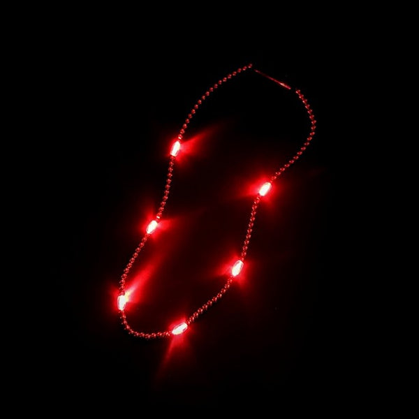 1 Perlenkette mit LEDs in ROT