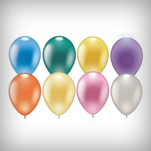Laden Sie das Bild in den Galerie-Viewer, 8 Perlmutt Luftballons Farb-Mix
