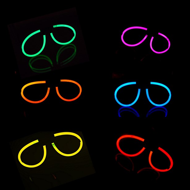 1 Knicklicht-Pilot-Brille (Farbauswahl)