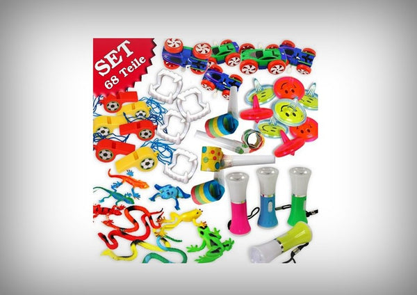 1 Pinata-Füllung für Jungen 68 Teile