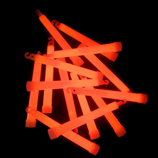 25 Power Knicklichter 150 x 15 mm in ORANGE - Bulk