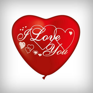 1 Riesen-Herz Ballon "I love you"