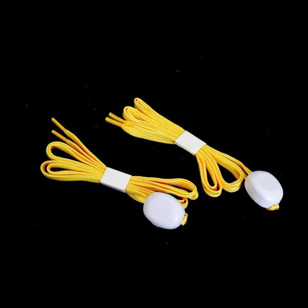 1 Paar LED Schnürsenkel Nylon GELB