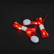 Laden Sie das Bild in den Galerie-Viewer, 1 Paar LED Schnürsenkel Nylon ROT

