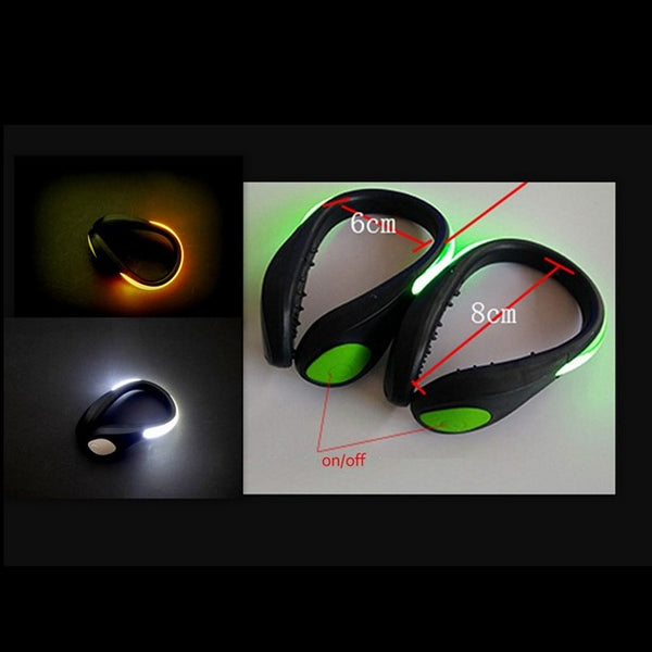1 LED Schuh-Clip GELB