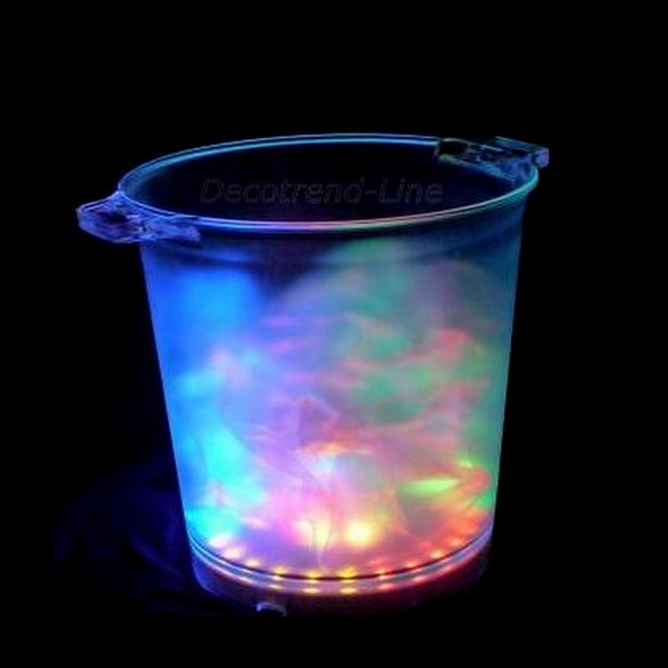 1 LED Sektkühler mit 9 bunten LEDs