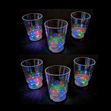 Laden Sie das Bild in den Galerie-Viewer, 6 LED Shot Gläser MULTICOLOR
