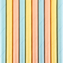 Laden Sie das Bild in den Galerie-Viewer, 10 Papier-Trinkhalme &quot;Summertime&quot;
