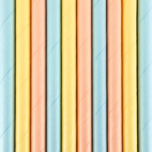 10 Papier-Trinkhalme "Summertime"