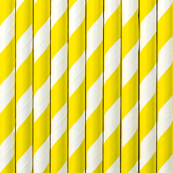 10 Papier-Trinkhalme 