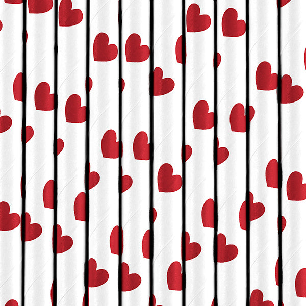 10 Papier-Trinkhalme 