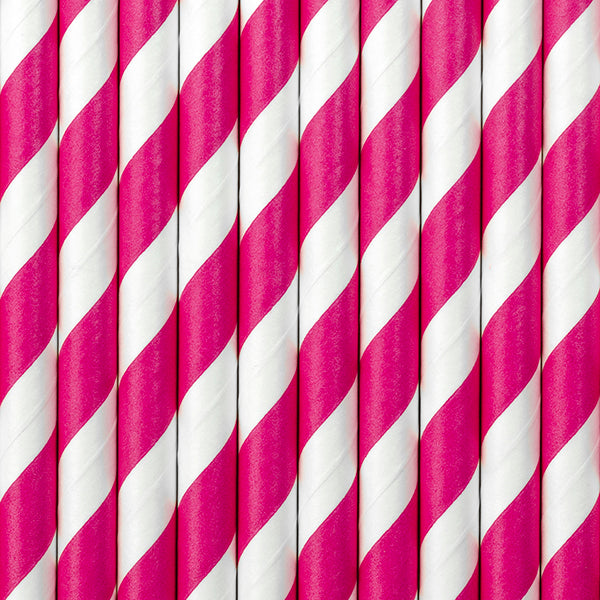 10 Papier-Trinkhalme 