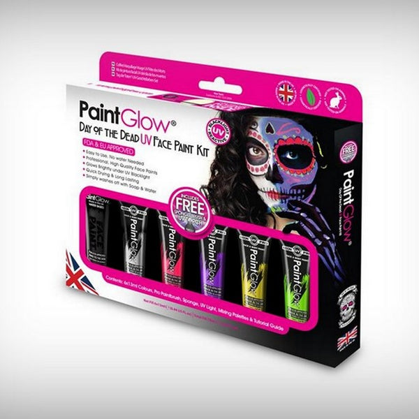 UV Day of the dead Paint-Set