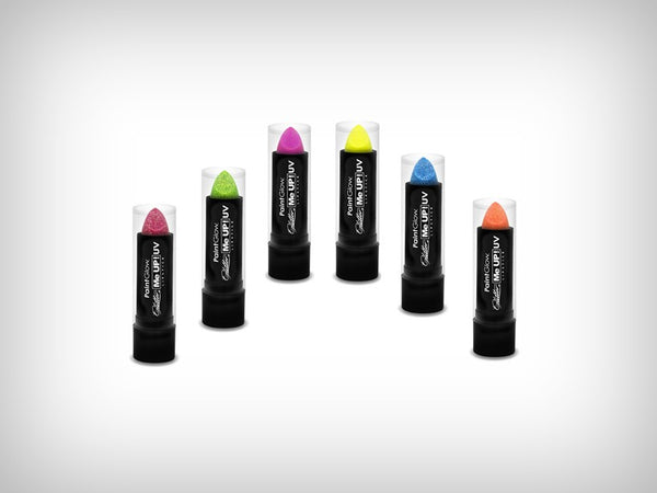 Neon UV Glitter Lippenstift in verschiedenen Farben