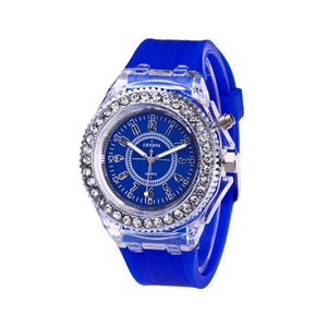 1 LED Quarz Uhr (Farbauswahl)
