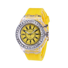 Laden Sie das Bild in den Galerie-Viewer, 1 LED Quarz Uhr (Farbauswahl)
